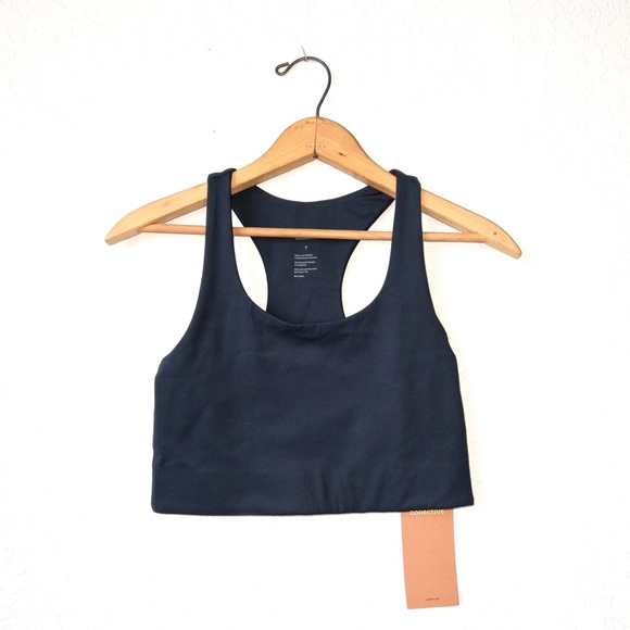 NWT Girlfriend Collective Midnight Paloma Racerback Bra Size Small - Picture 3 of 7